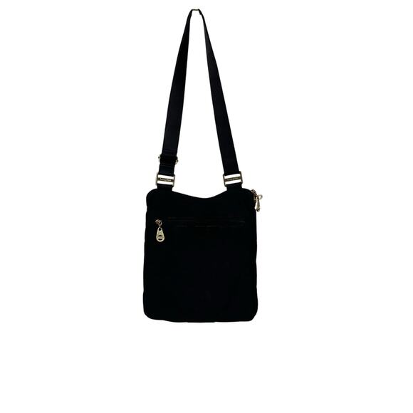 Baggallini Hanover Black Nylon Rectangle Adjustable Crossbody Bag - Picture 2 of 8